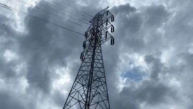 tower transmisi yang dibangun PLN di Kecamatan Sekotong