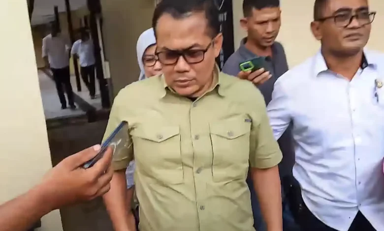 Kabiro Ekonomi Setda NTB Wirajaya Kusuma Ditahan Polresta Mataram Kasus Masker Covid-19