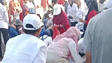 Kesurupan saat penurunan bendera di Bima