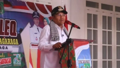 Bupati Lombok Barat Lalu Ahmad Zaini LAZ Resmikan Kantor Desa Jagaraga