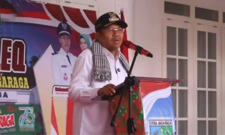 Bupati Lombok Barat Lalu Ahmad Zaini LAZ Resmikan Kantor Desa Jagaraga