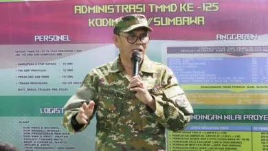 Bupati Sumbawa Syarafuddin Jarot meninjau langsung progres program TMMD ke-125 di Desa Kalabeso