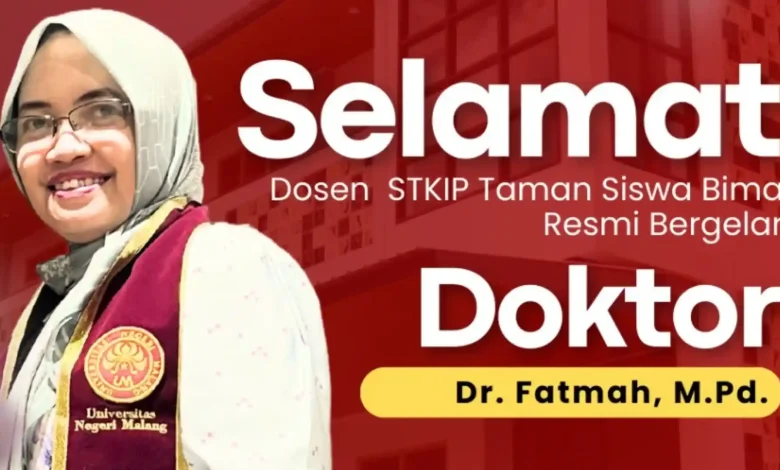 Ketua Pengusul Hibah STKIP Taman Siswa Bima Fatmah