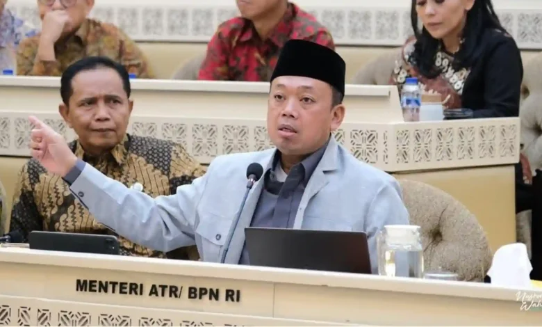 Menteri ATR BPN Nusron Wahid