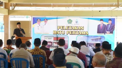 Kanwil Kemenag NTB Peletakan Batu Pertama Gedung KUA Lombok Utara KLU