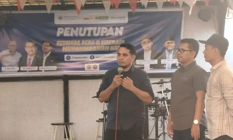 Pemred NTBSatu Haris Mahtul Jadi Ketua Aliansi Jurnalis Muhammadiyah NTB