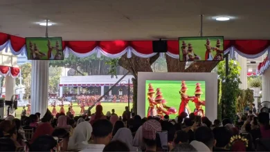 Penampilan Tari Kolosal NTB di Istana Negara