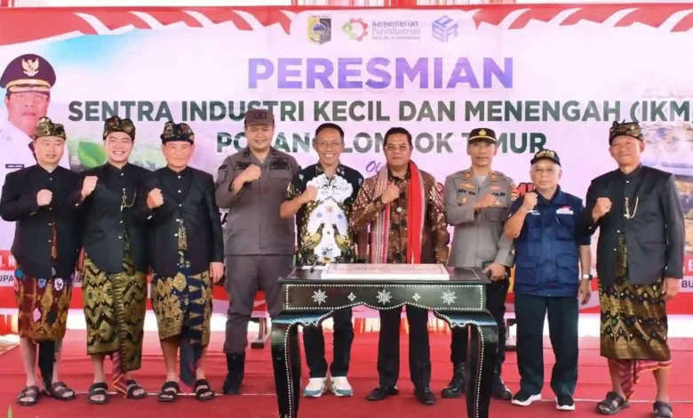Peresmian Sentra IKM Porang di Lombok Timur