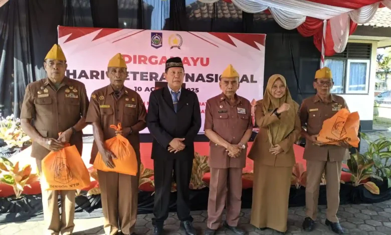 Bantuan Sosial untuk 50 Veteran NTB Pejuang Kemerdekaan RI