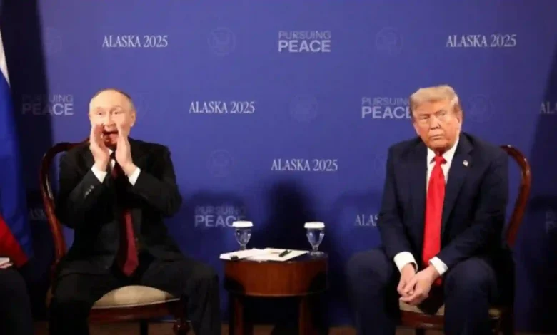 Pertemuan Presiden Rusia Putin dengan Presiden Amerika Serikat AS Donald Trump