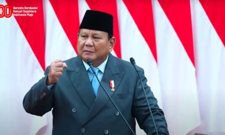 Pidato Kenegaraan Presiden Prabowo di Sidang Tahunan MPR 2025