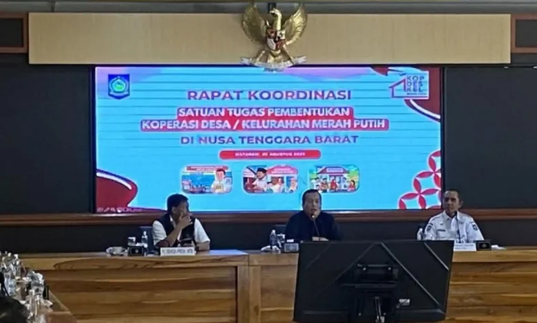Rapat Koordinasi Koperasi Merah Putih di NTB