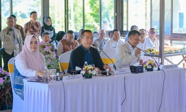 Gubernur Iqbal Rapat Koordinasi Pemprov NTB dengan 10 Kepala Daerah