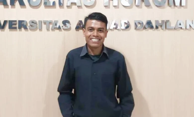 Sekretaris Umum KPC HMI Cabang Yogyakarta 2024-2025 Mahmud Korupsi Kuota Haji