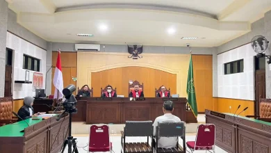 Sidang Tuntutan Mantan Kabid SMK Dinas Dikbud NTB Ahmad Muslim