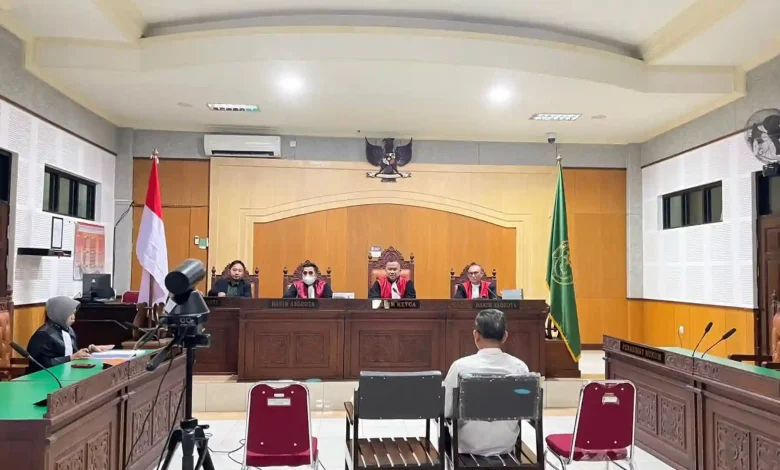 Sidang Tuntutan Mantan Kabid SMK Dinas Dikbud NTB Ahmad Muslim