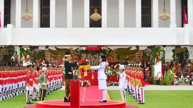 Upacara HUT ke-79 RI di IKN HUT ke-80