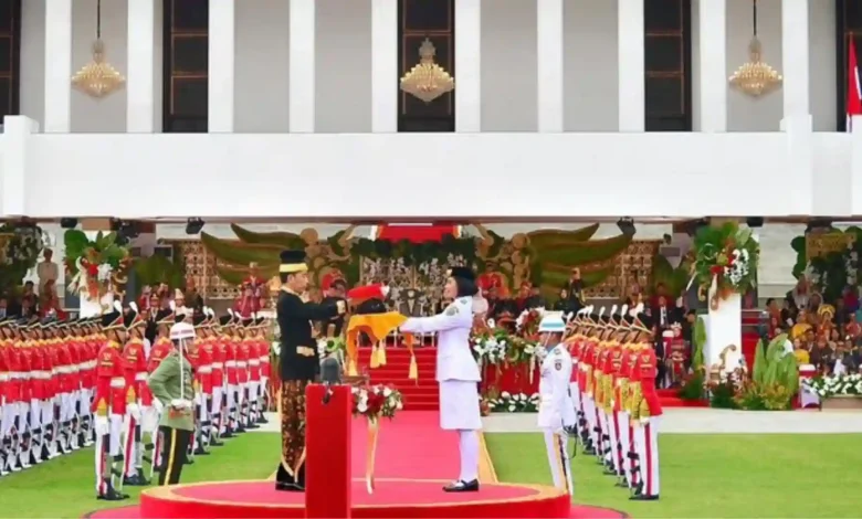 Upacara HUT ke-79 RI di IKN HUT ke-80