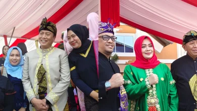 Gubernur NTB Lalu Muhamad Iqbal dan Wakil Gubernur Indah Dhamyanti Putri Dinda Upacara HUT ke-80 RI