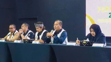 konferensi pers persiapan penutupan Fornas VIII NTB 2025
