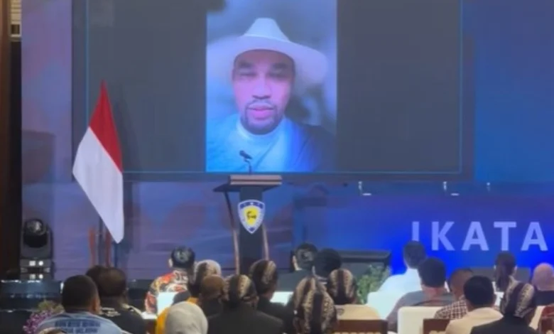 Ahmad Sahroni Muncul Sambutan di Munas IMI X 2025