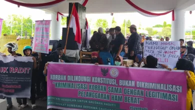 Demo Kasus Radiet Kematian Mahasiswi Unram di Sumbawa