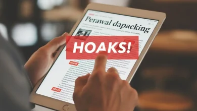 Ilustrasi berita hoaks
