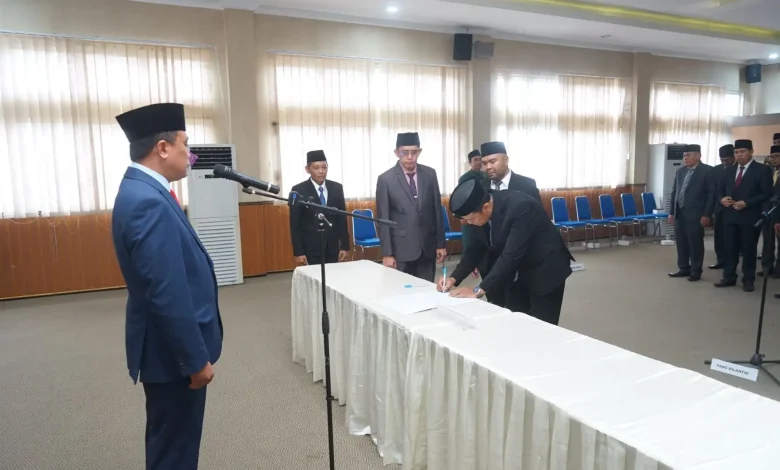 Pelantikan Kepala Kemenag Kabupaten Dompu