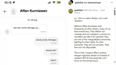 Pesan Chat Terakhir Affan Kurniawan