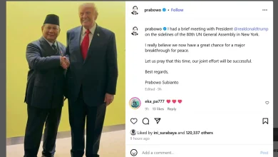 Prabowo bersama Trump