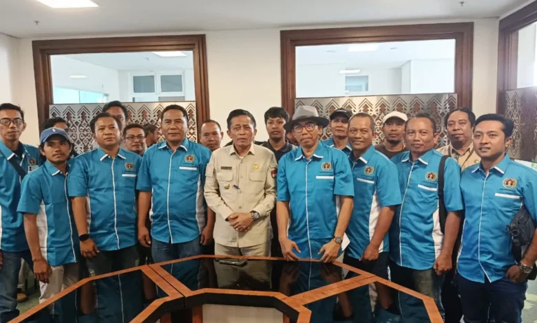 Silaturahmi PWI NTB dengan Bupati Lombok Tengah Pathul Bahri