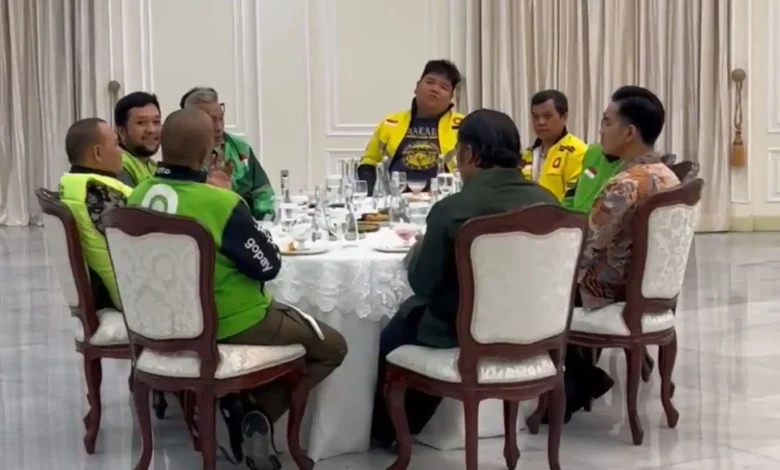 Wakil Presiden Wapres Gibran Bertemu Perwakilan Ojek Online Ojol