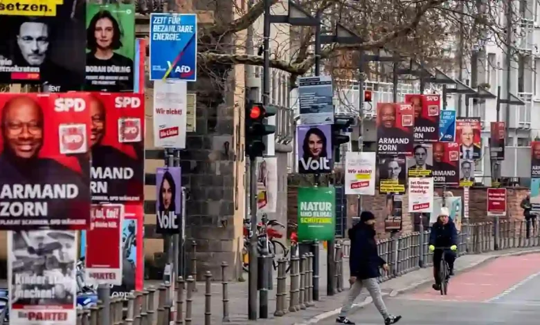 Poster Pemilu di Jerman 2025 Partai Sayap Kanan AfD