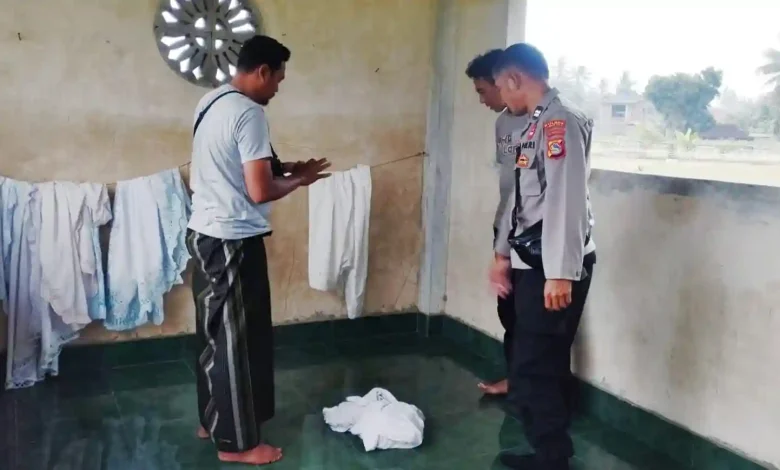 Warga Sukamulia Digegerkan Penemuan Bayi Terbungkus Jilbab di Musala