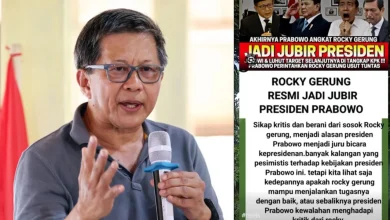 Rocky Gerung Ditunjuk Jadi Jubir Presiden Prabowo