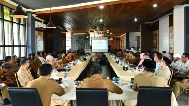 Bupati Iron Pimpin Rapat Koordinasi dengan Seluruh Kepala OPD Pemkab Lombok Timur