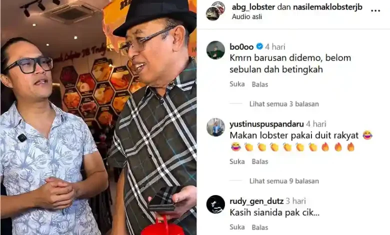 Anggota DPR RI Nikmati Kepiting Alaska di Malaysia