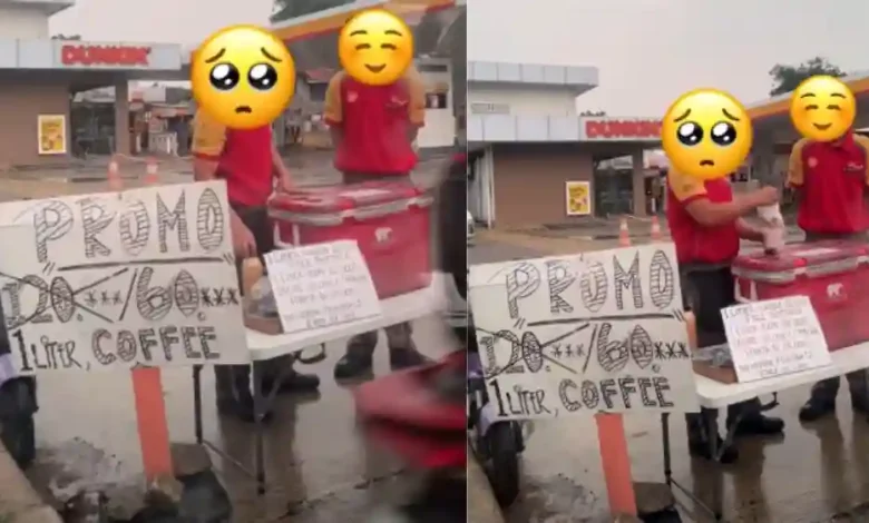 Petugas SPBU Shell Jual Kopi Literan