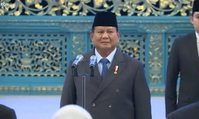 Presiden Prabowo Subianto Merombak Menteri dan Wakil Menteri Kabinet Merah Putih