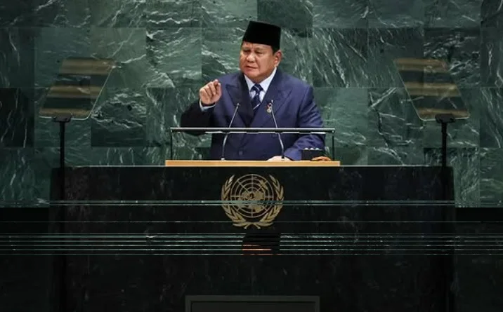 Presiden Prabowo Subianto berpidato di Sidang Majelis Umum PBB
