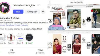 Akun Instagram Cabinet Couture Bongkar Harga Fantastis Outfit Pejabat