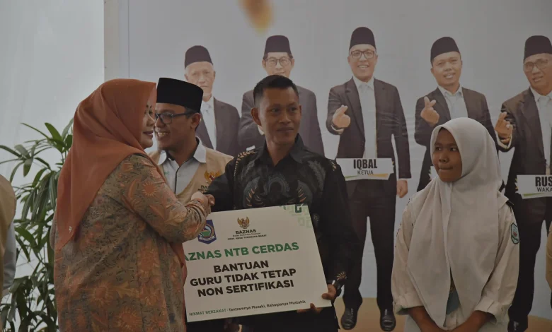 Ratusan Siswa dan Ribuan Pendidik Terima Bantuan Baznas NTB