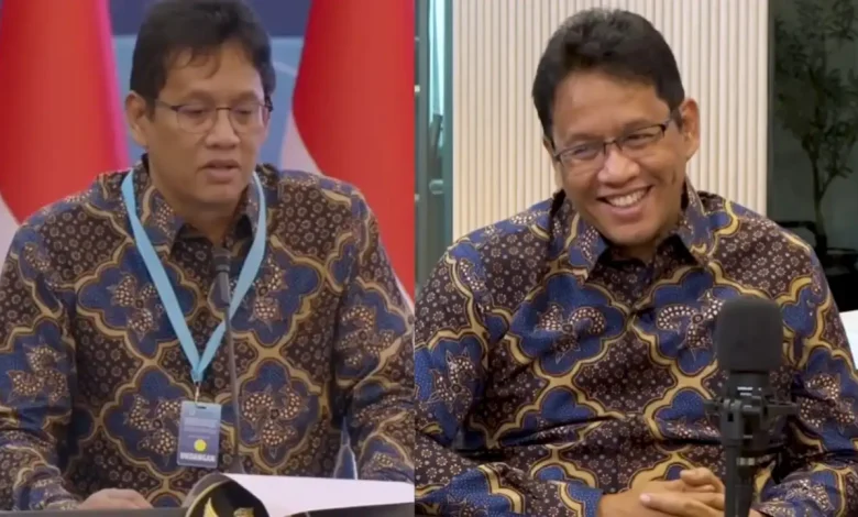 Baju Batik Menteri Keuangan Menkeu Purbaya Yudhi Sadewa