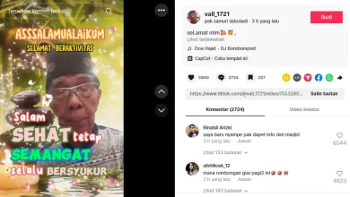 Aksi Lucu Mbah Samuri Promosikan TikTok Pribadi dari Pengeras Suara Masjid