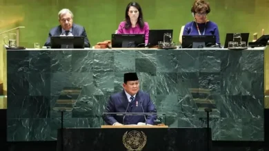 Presiden Prabowo Subianto berpidato pada Debat Umum Sidang Majelis Umum PBB