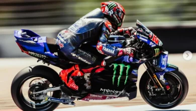 Fabio Quartararo saat berhasil lolos ke Q2 di Sirkuit Mandalika 2025.