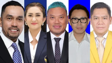 Kolase foto lima anggota DPR nonaktif yang akan disidangkan MKD DPR, Ahmad Sahroni, Nafa Urbach, Uya Kuya, Eko Patrio, dan Adies Kadir.