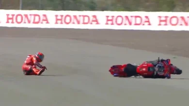 Marc Marquez Crash Free Practice MotoGP Mandalika 2025