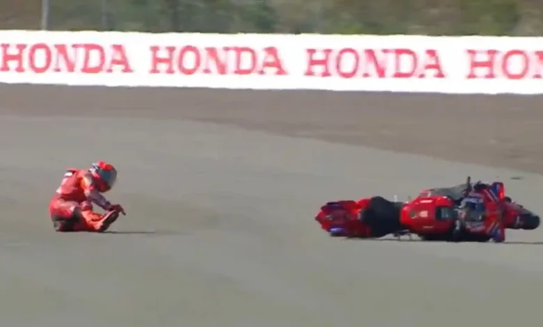 Marc Marquez Crash Free Practice MotoGP Mandalika 2025