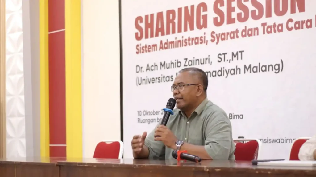 Narasumber Sharing Session LPPM STKIP Taman Siswa Bima